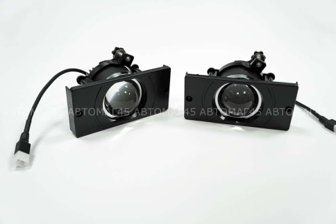 ZMB Фары противотуманные 1 линза  ВАЗ 2110-2112 ВАЗ 2113-2114-2115 LED 50W 6000LM 2шт гарантия 6 мес фото 6