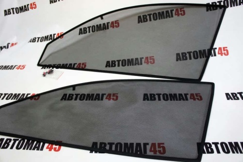 BRENZO  каркасные шторки на магнитах Nissan Primera Примера кузов P12 02-08г передн 2шт станд 10% фото 3