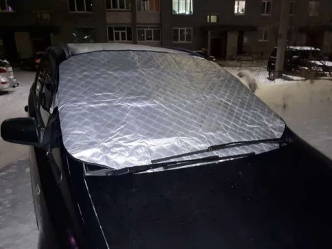 Carius накидка защитная от наледи и солнца на лобовое стекло 183см х 116см    фото 3