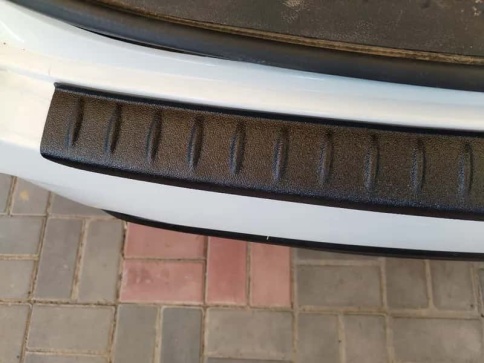 STYLE  Накладка на задний бампер Kia Rio 4 Киа Рио 4 седан 2017-2020г до рестайл   фото 5