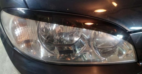 Реснички накладки на фары Kia Spectra Киа Спектра 2004-2011 2шт    фото 3