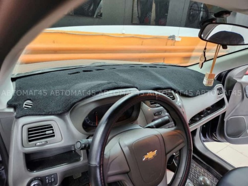 Накидка на панель Chevrolet Cobalt Шевроле Кобальт 2013-2022г / Ravon R4 Равон Р4 2016-2020г карпет  фото 5
