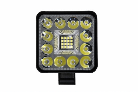 Ruzoom UZ-003  фара светодиодная 6000К 1400Lm 12V  квадратная 12Вт дальний свет 1шт гарантия 1 мес фото 6