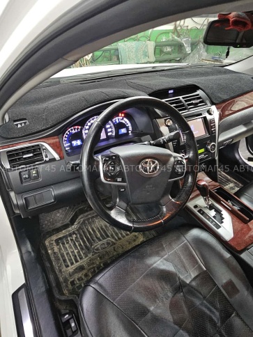 Накидка на панель Toyota Camry Тойота Камри V50 V55 2011-2018г карпет Maximal фото 1