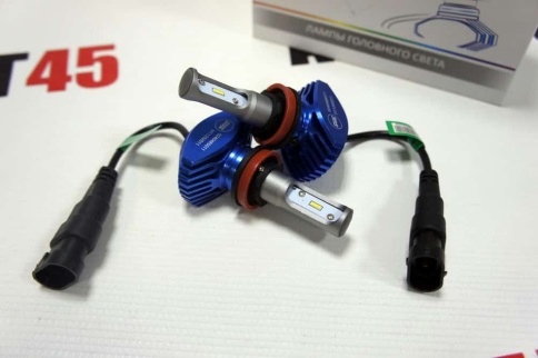 SVS S1  plus чип CSP LED 2шт H11 12В 30W 5000К 4000Lm с обманкой гарантия 5 мес    фото 3