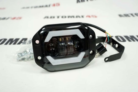 C2R Светодиодная фара вставная 2 линзы ближний + 2 линзы дальний  6500K 2200Lm 1шт гарант 3мес G0117 фото 1