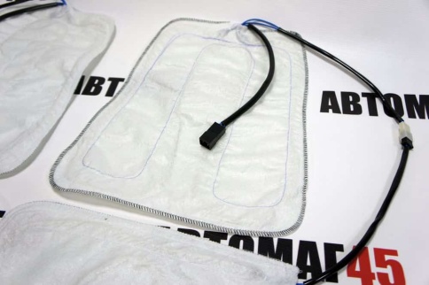 Обогрев сиденья вшивной универсальный гарантия 14 дн только для замены вышедшего из строя   фото 2