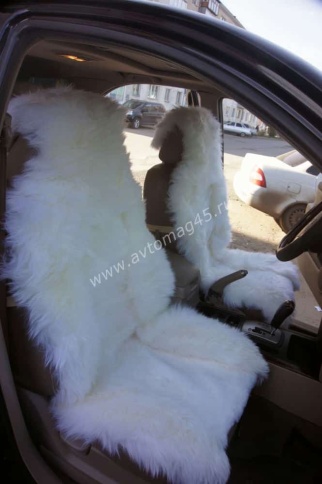 Накидки  комбинированные белый 137x55см 2шт    фото 5