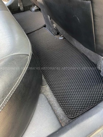 EVA ЭВА  коврики в салон Toyota Corolla 2007-2013 Toyota Auris 2006-2013г черный рис ромб компл 5шт фото 5