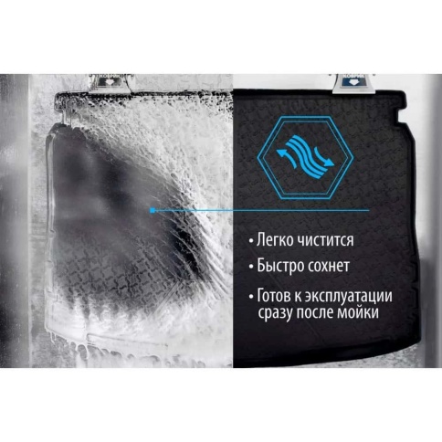 Rival  коврик в багажник полиуретан Renault Duster 2WD с 2010 с 2021г Nissan Terrano 2WD с 2016г  фото 5