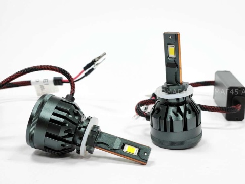 C2R V45 лампы LED 2шт H27 12В 50W 5500K 4500Lm  с обманкой гарантия 6мес    фото 4