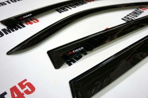 VAD  дефлекторы окон Chery Tiggo T11 Чери Тигго Т11 2005-2013г 2013-2016г комплект 4шт    фото 5