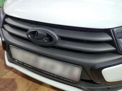 TLT Эмблема решетки Черный матовый Лада Vesta Granta FL Lada X-ray Largus FL Нива Урбан Нива Legend фото 5