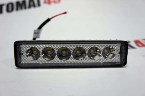 MYX  фара светодиодная 6000К 1200Lm 10-30V  6 диодов 18Вт рабочий свет 1шт гарантия 12 мес  фото 6