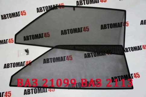 BRENZO  каркасные шторки на магнитах ВАЗ 2113 1987-2013г передние 2шт стандарт 10% фото 1