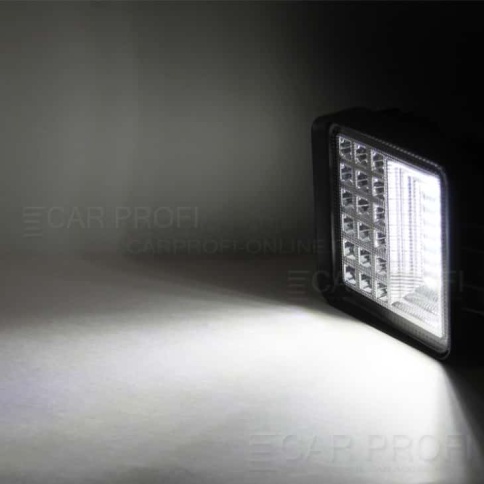 C2R Светодиодная фара дальний свет вспышка ФСО 10-30V чипы SMD 126Вт 1шт гарантия 1мес G0022-25MM    фото 2