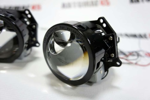 Aozoom  A3+ MAX Eagle eye B-007 светодиодные Би-Led линзы 3.0" 12V 35W 5500K 4000Lm гарантия 12 мес фото 8