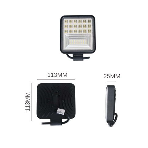 C2R Светодиодная фара дальний свет вспышка ФСО 10-30V чипы SMD 126Вт 1шт гарантия 1мес G0022-25MM    фото 8