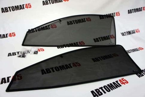 BRENZO  каркасные шторки на магнитах Nissan Qashqai Ниссан Кашкай c 2014г передние премиум 2шт 15% фото 3