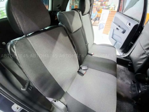 Авточехлы  Opel Zafira В Опель Зафира В пятиместный 2005-2015г жаккард черно-серый Ижевск    фото 3