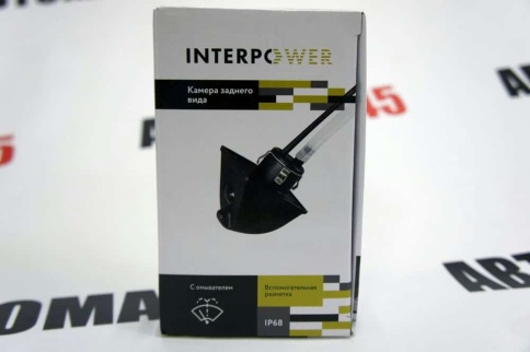INTERPOWER  Универсальная камера заднего вида IP-950 Aqua c омывателем    фото 4