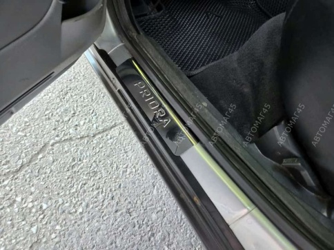 LIDER  Накладки на пороги  Лада Lada Приора Priora 2170 4 шт нержавейка    фото 3