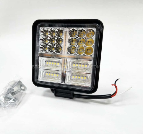 C2R Светодиодная фара дальний свет вспышка ФСО 10-30V чипы SMD 126Вт 1шт гарантия 1мес G0023-25MM    фото 1