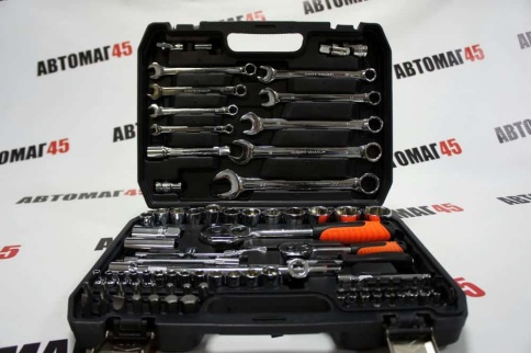 KINGQUEEN  набор инструментов 82 предмета 1/2" 1/4"   фото 3