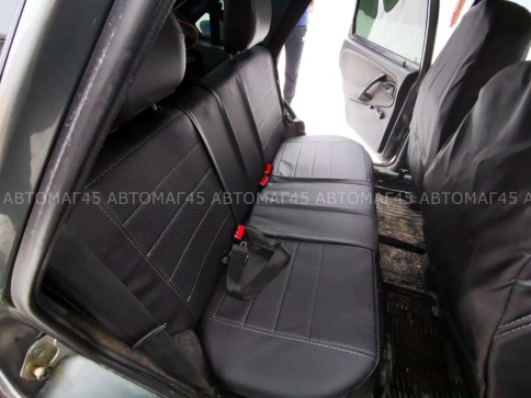 Динас  чехлы универсальные экокожа черный черный комплект    фото 6