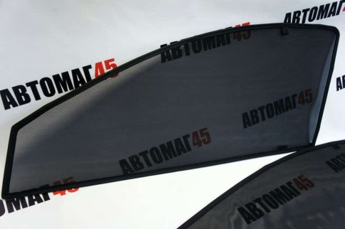 BRENZO  каркасные шторки на магнитах Kia Rio Киа Рио 2011-2017г передние премиум 2шт 15%   фото 5