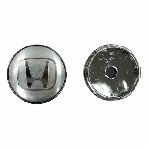 Колпачок ступицы Honda 60/57 серебро TechLine КиК Слик NZDK 020 фото 1