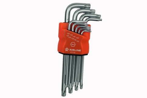 Airline Набор Г- образных ключей Torx с отверстием 9 предметов    фото 2