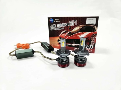 ZMB M8Pro лампы LED 2шт H4 12В 60W 5500K 4500Lm  с обманкой гарантия 3мес    фото 5