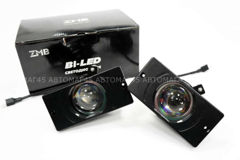 ZMB Фары противотуманные 1 линза  ВАЗ 2110-2112 ВАЗ 2113-2114-2115 LED 50W 6000LM 2шт гарантия 6 мес фото 1