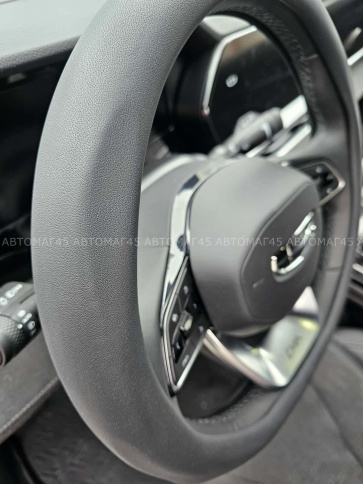 Maximal  оплетка руля экокожа гладкая черная скошенный руль размер 37-39см D-15BL-DBL  фото 3