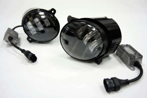 SALMAN  Фары п/туманные 5 линз Kalina Лада Granta Гранта Datsun LED 60W 4800LM 2шт гарант 6 мес фото 6