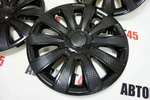 Star  колпаки R13 черный Карат комплект    фото 2