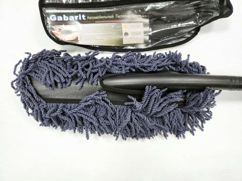 Gabarit  щетка для удаления пыли микрофибра восковая пропитка чехол серая 70см   фото 3