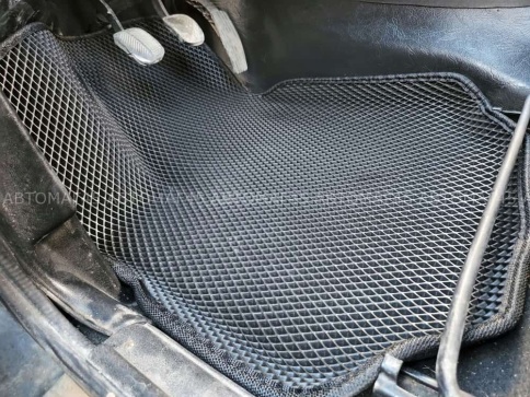 EVA ЭВА 3D коврики в салон Лада Нива 4x4 урбан бронто легенд черные рисунок ромб 5шт фото 5