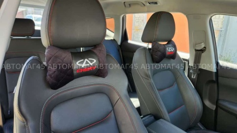 Подушка  под шею с лого Chery 2шт фото 2