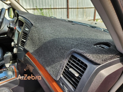 Накидка автомобильная на панель Mitsubishi Pajero IV Мицубиси Паджеро 4 с 2006г карпет  фото 2