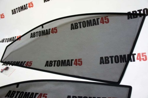 BRENZO  каркасные шторки на магнитах Nissan Primera Примера кузов P12 02-08г передн 2шт станд 10% фото 5