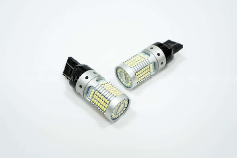 C2R  лампа светодиодная T20 21/5W не биполяр 119SMD canbus без цоколя 5000K 420Lm двухконт белая 2шт фото 4