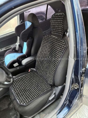 Maximal  накидка на сиденье массажная черная шариковый SM5-BL   фото 4