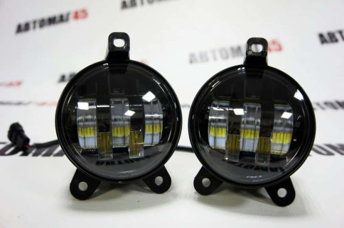 C2R  Фары п/туманные 5 линз LED Приора 2170 Нива Шевроле Niva Газель 30W 4000LM 2шт гарант 3 мес фото 1