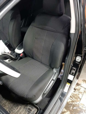 Авточехлы  Toyota Auris Тойота Аурис 2006-2013г жаккард черный    фото 1