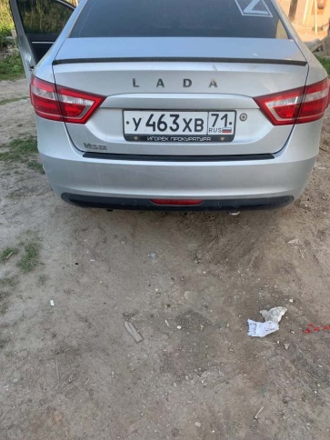 STYLE  Накладка на задний бампер Лада Веста Lada Vesta седан     фото 5