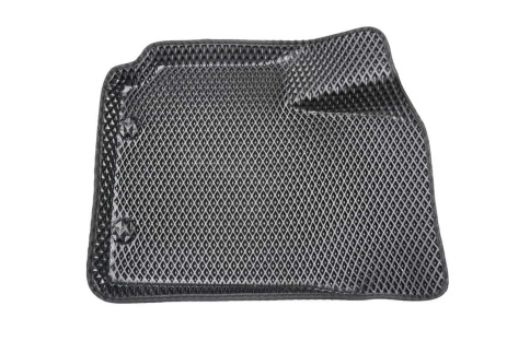 BORATEX  коврики в салон 3D EVA ЭВА Hyundai Creta II 2020-2022г черные рисунок ромб комплект 5шт   фото 2