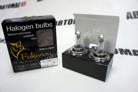 Fukurou  F1 лампа H4 12V 60/55W (135/125W) Япония 2шт    фото 3