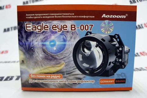 Aozoom  A3+ MAX Eagle eye B-007 светодиодные Би-Led линзы 3.0" 12V 35W 5500K 4000Lm гарантия 12 мес фото 12